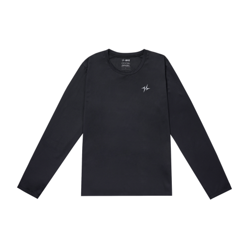 MICRO MESH PERFORMANCE RUNNING LONG SLEEVE - 6 COLORS BLACK