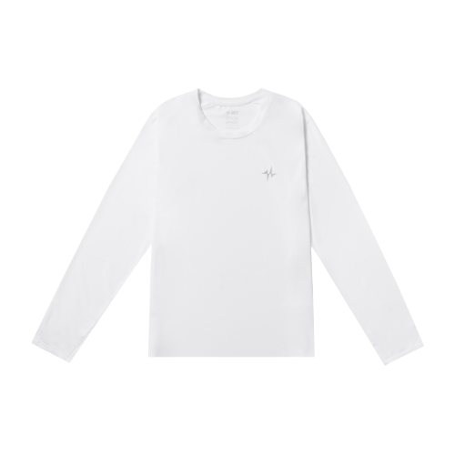 MICRO MESH PERFORMANCE RUNNING LONG SLEEVE - 6 COLORS BLACK