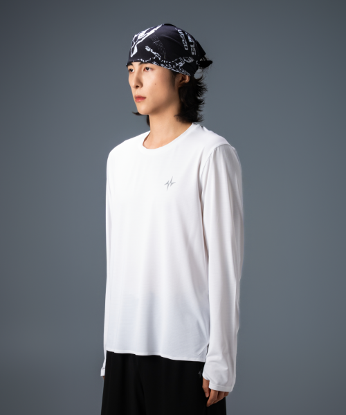 MICRO MESH PERFORMANCE RUNNING LONG SLEEVE - 6 COLORS BLACK