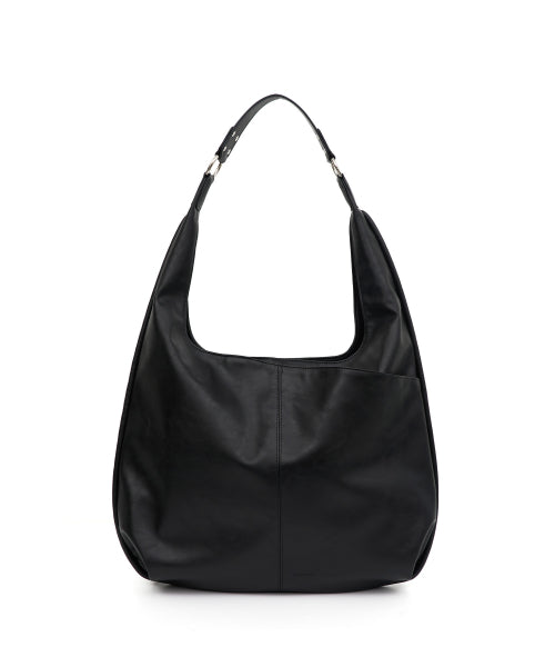SLASH HOBO BAG (CREAM) - 2 COLORS BLACK