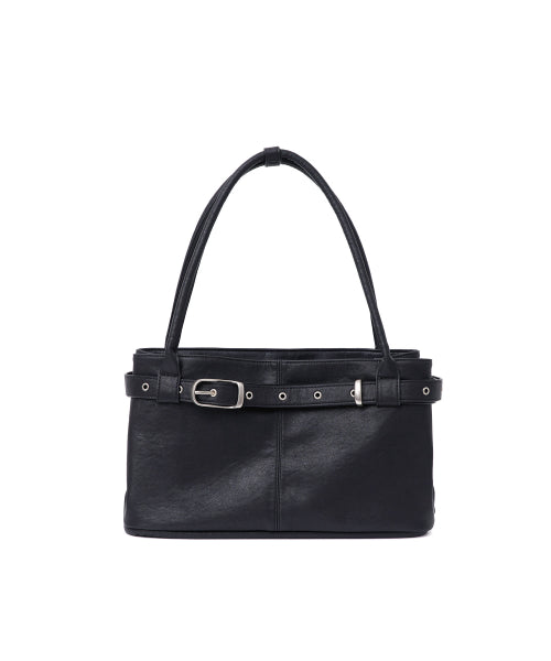 BELTED BOAT BAG (BLACK) BLACK