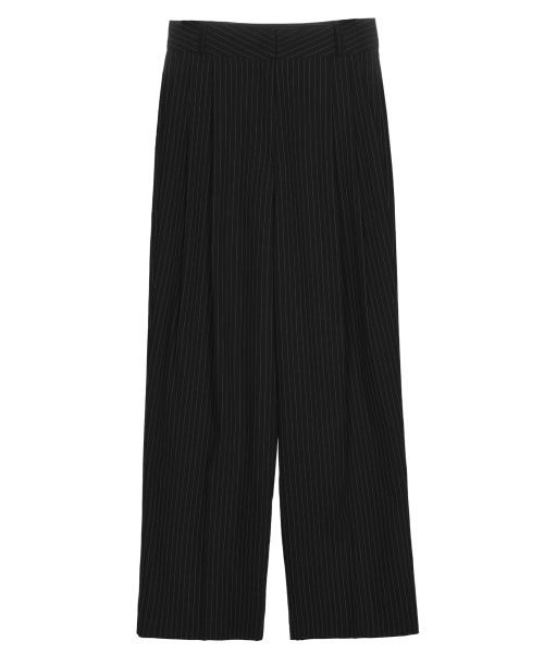 TAILORED STRIPE SUIT SET UP #徐睿知同款! - 2 COLORS BLACK