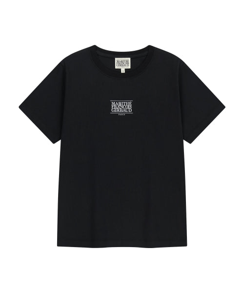 W SMALL CLASSIC LOGO TEE - 4 COLORS BLACK