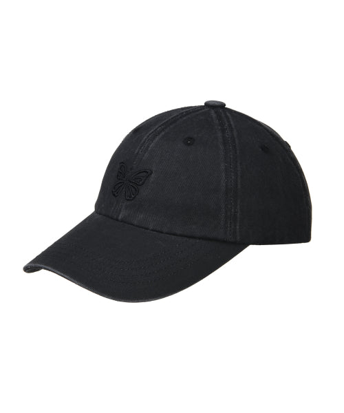 VINTAGE MINI BUTTERFLY BALL CAP #徐睿知同款! - 7 COLORS BLACK