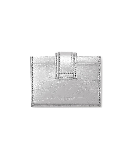 BUCKLE BRIDGE POCKET LEOPARD - 3 COLORS SILVER