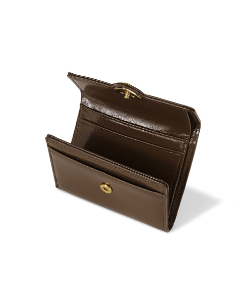 HEARTY FLAP WALLET PISTACHIO - 3 COLORS BROWN