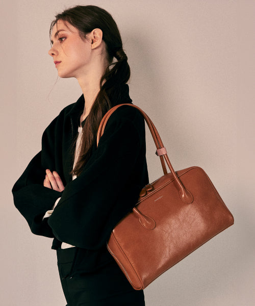 LARA MEDIUM SHOULDER BAG - 3 COLORS BLACK