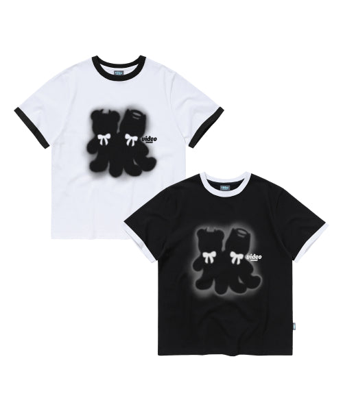 DEVIL AND ANGEL RINGER TEE