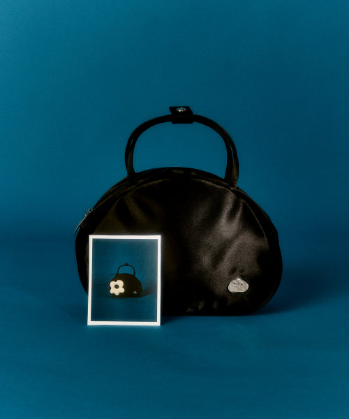 DOL SATIN MINI TOTE BAG - 4 COLORS BLACK