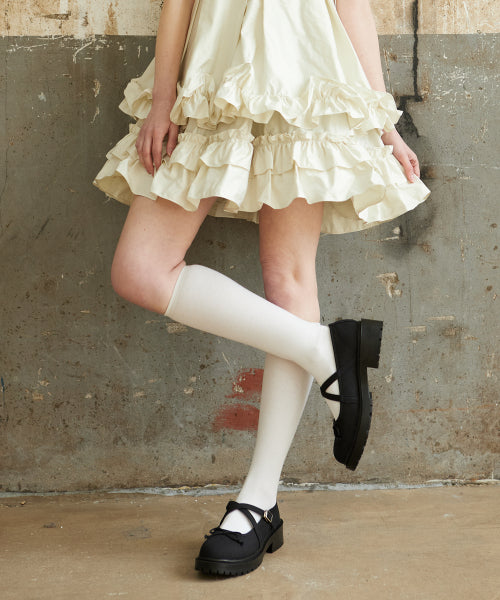 RIBBON STRAP MARY JANE BLACK