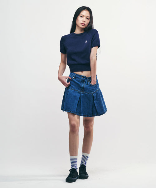SYMBOL LOGO SHORT SLEEVE KNIT - 4 COLORS