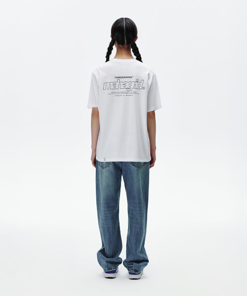 BACK THIRD LOGO TEE - 4 COLORS