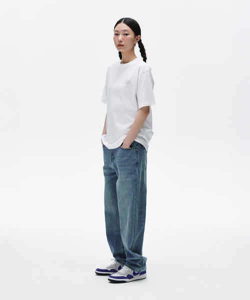 BACK THIRD LOGO TEE - 4 COLORS