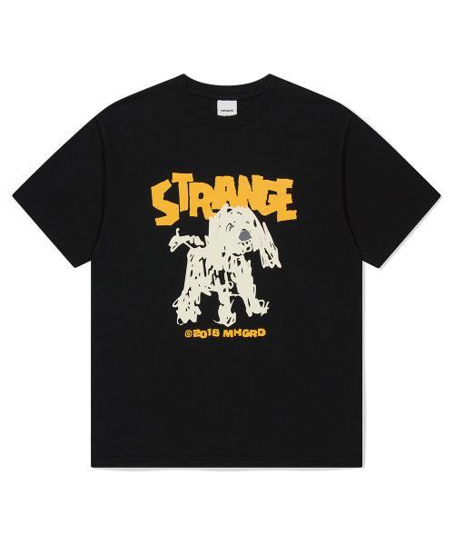 STRANGE PUPPY TEE - 5 COLORS WHITE