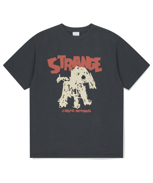 STRANGE PUPPY TEE - 5 COLORS WHITE
