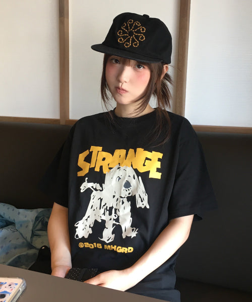 STRANGE PUPPY TEE - 5 COLORS WHITE
