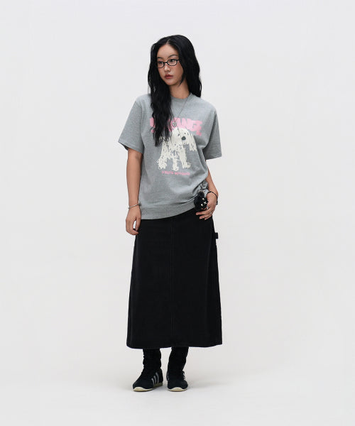 STRANGE PUPPY TEE - 5 COLORS WHITE