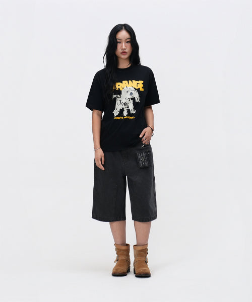 STRANGE PUPPY TEE - 5 COLORS WHITE