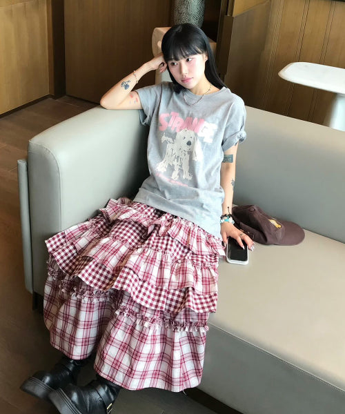 STRANGE PUPPY TEE - 5 COLORS WHITE