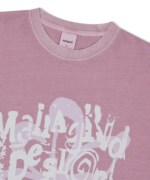 FLOWER STAR PIGMENT TEE - 2 COLORS