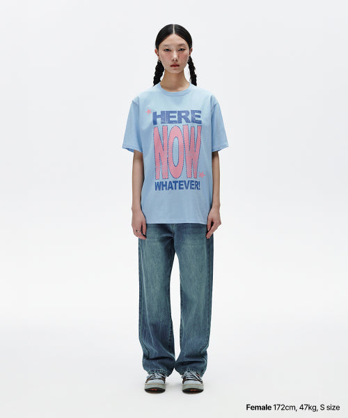HERE NOW TEE SKYBLUE
