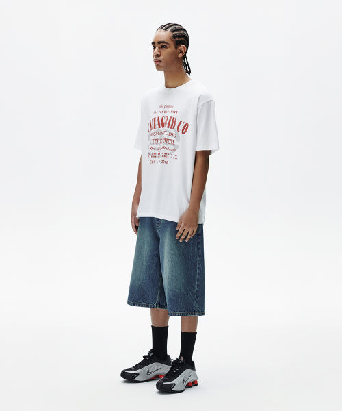ARCHIVE LOGO TEE WHITE