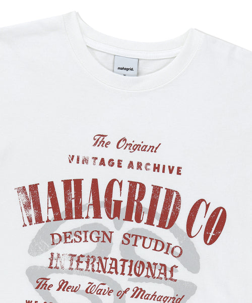 ARCHIVE LOGO TEE WHITE
