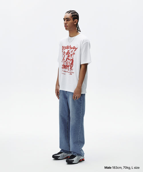 BREAK AWAY TEE WHITE