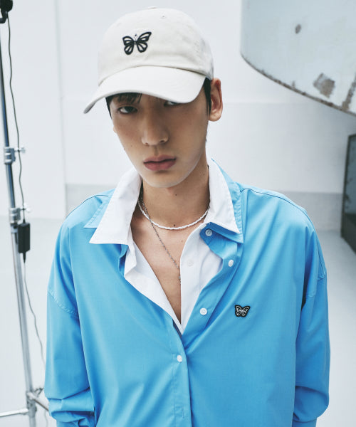 MINI BUTTERFLY BLINK BALL CAP #徐睿知同款! - 8 COLORS BEIGE