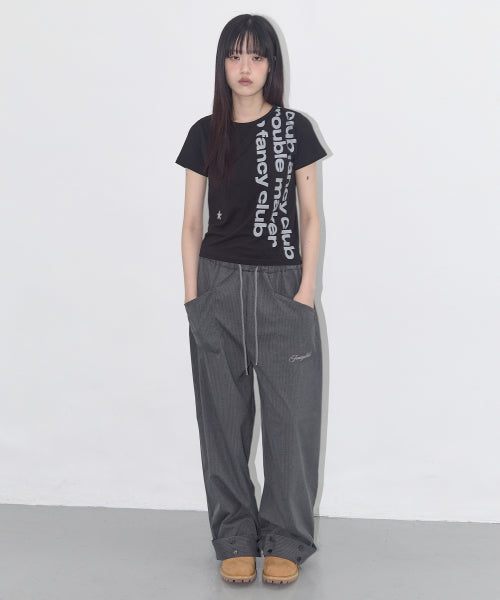 CROP F25QB103 - 3 COLORS BLACK