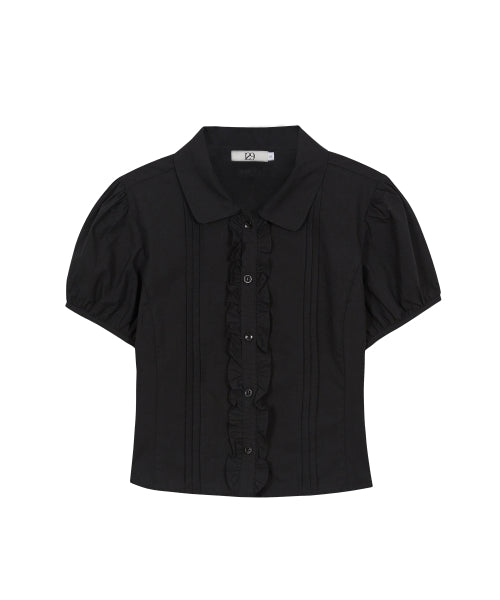 PINTUCK BLOUSE PINK - 3 COLORS BLACK
