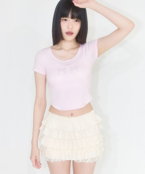 SKIRT PANTS IVORY - 2 COLORS IVORY