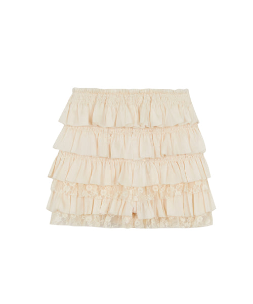SKIRT PANTS IVORY - 2 COLORS IVORY