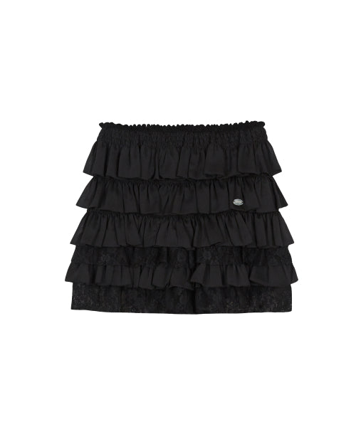 SKIRT PANTS IVORY - 2 COLORS BLACK