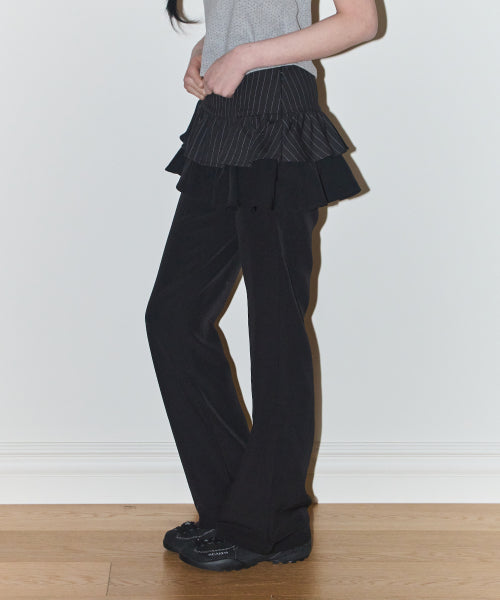 SKIRT PANTS BLACK BLACK