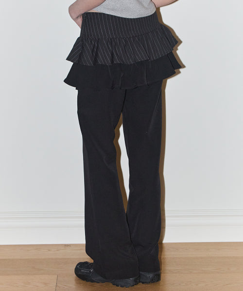 SKIRT PANTS BLACK BLACK