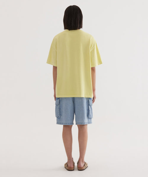 NEON LOGO DYED T-SHIRT - 3 COLORS AS SHOWN