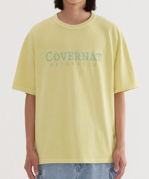 NEON LOGO DYED T-SHIRT - 3 COLORS AS SHOWN