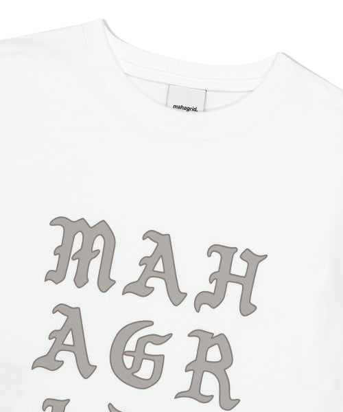 LETTERS LOGO TEE WHITE
