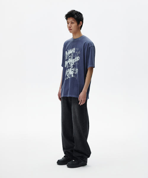 WRITER PIGMENT TEE BLUE