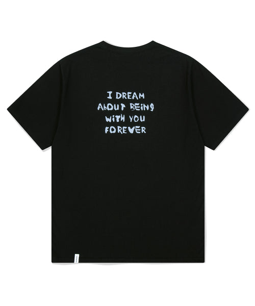 CAT DREAM TEE BLACK