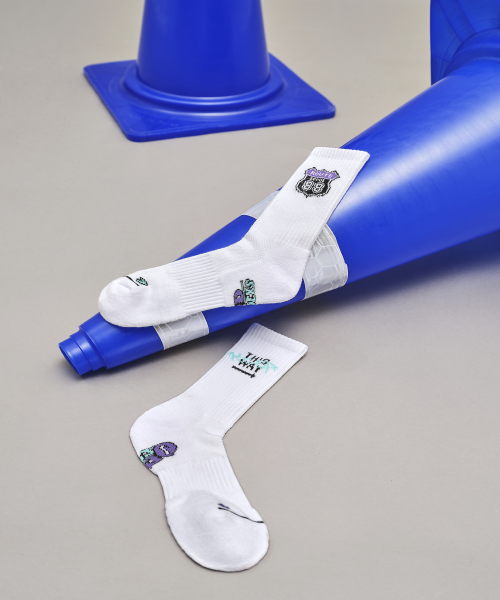 2-PACK COOLMAX STREET CREW SOCKS AS SHOWN
