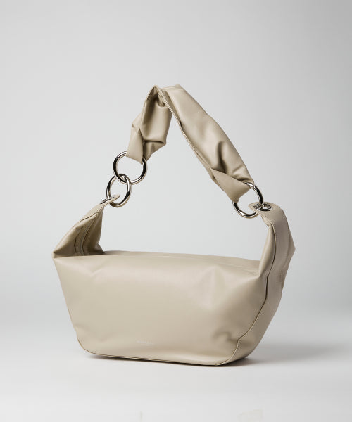 ARROW CHAIN HOBO SHOULDER BAG - 3 COLORS BLACK