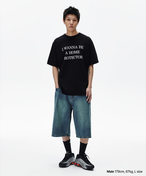 HOME PROTECTOR TEE BLACK