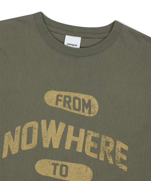 NOWHERE TEE BROWN
