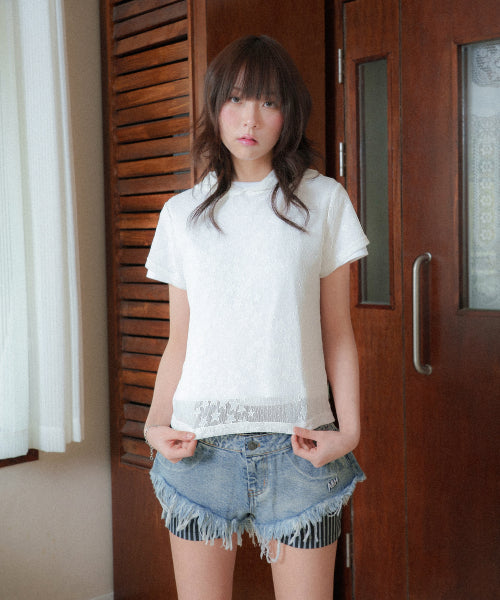 DELICATE LACE HOODIE