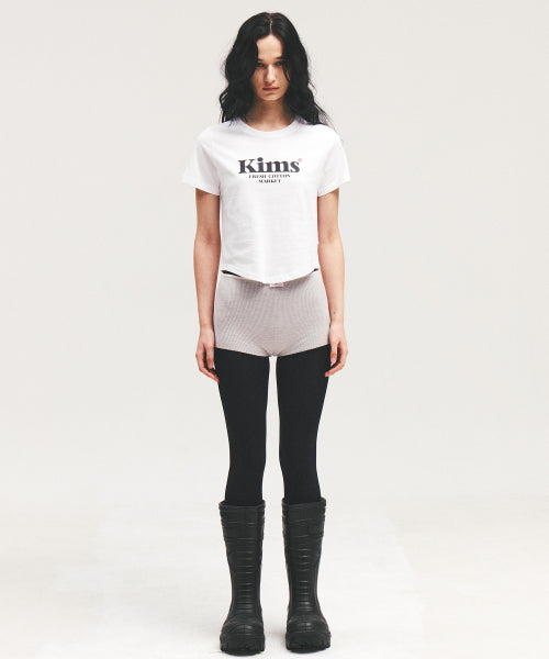 KIMS BAM LOGO TEE WHITE - 4 COLORS BLACK