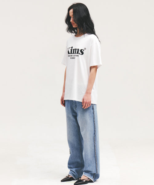 KIMS BAM LOGO TEE WHITE - 4 COLORS BLACK