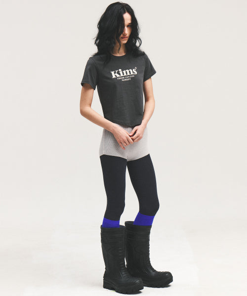 KIMS BAM LOGO TEE - 4 COLORS CHARCOAL