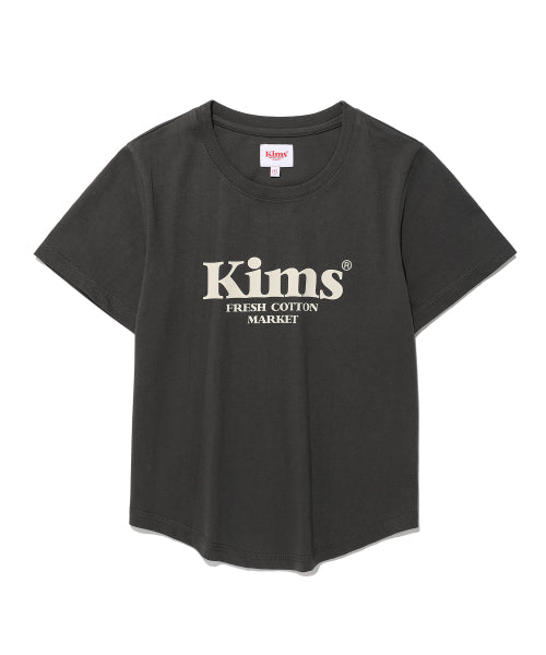 KIMS BAM LOGO TEE WHITE - 4 COLORS CHARCOAL